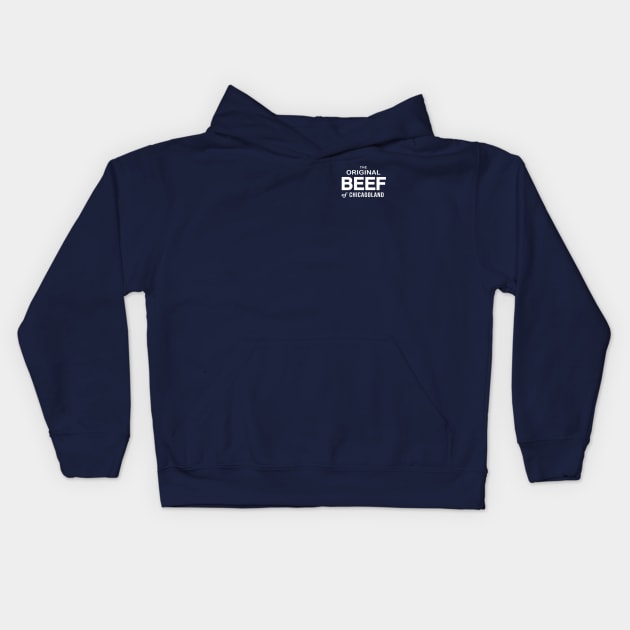 The Original Beef of Chicagoland Kids Hoodie by MViejo